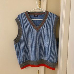 Dessin Studio Patterned Sweater Vest